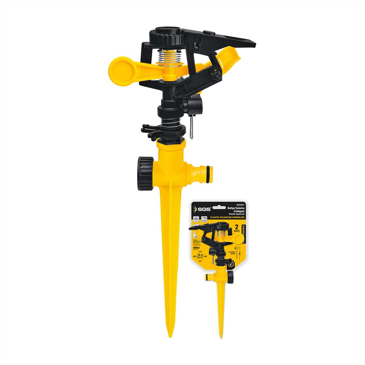 BAHÇE SULAMA FİSKİYESİ (PLASTİK SAPLAMA)